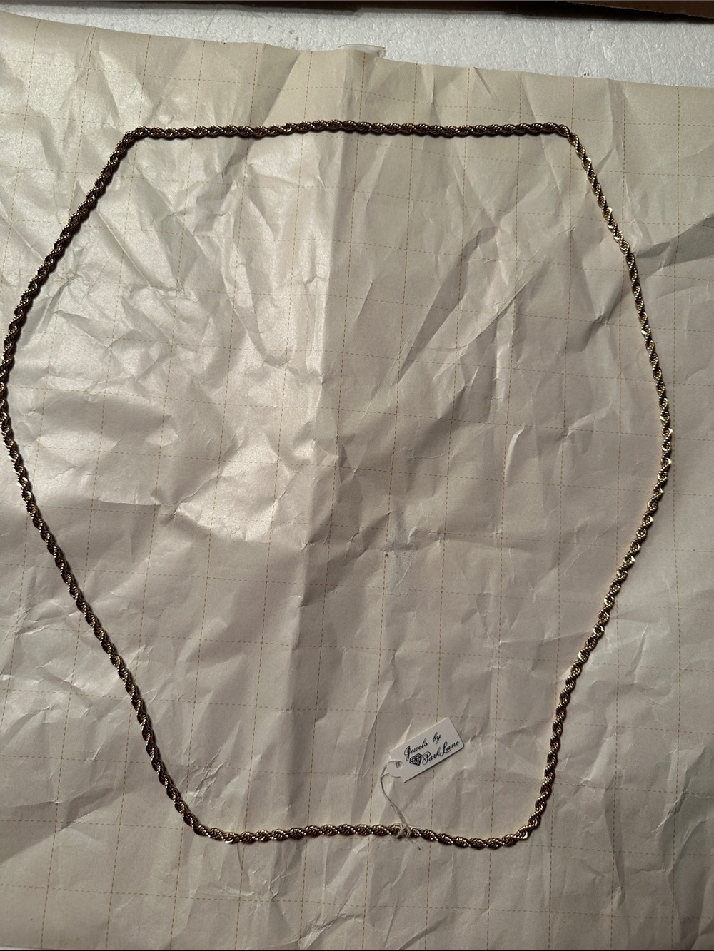 Park Lane women’s gold tone necklace